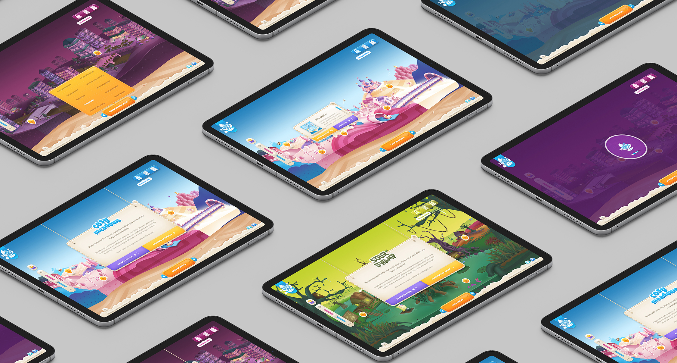 Isometric iPad Pro Mockup Vol.2 by Anthony Boyd Graphics